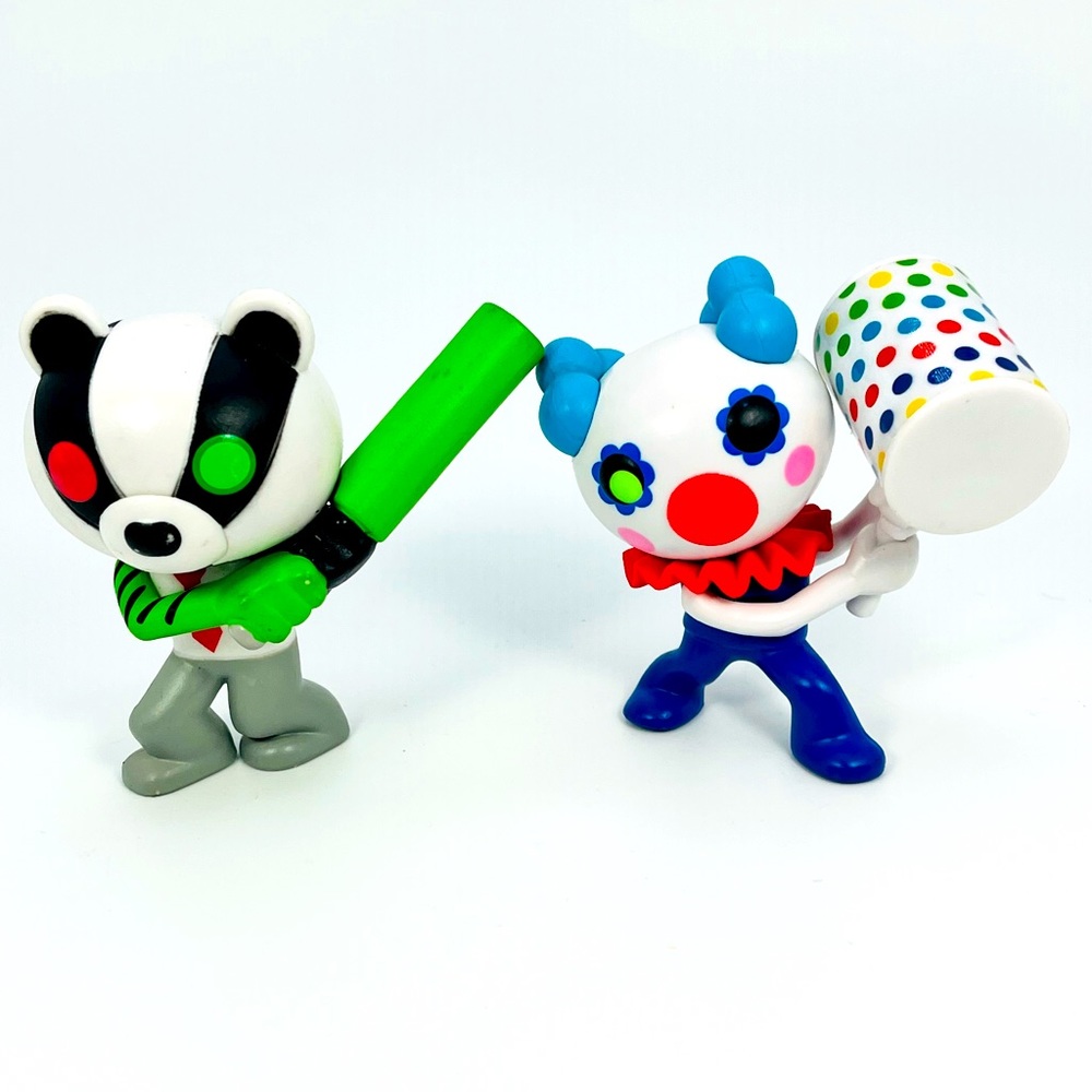 Roblox Piggy Clown Badger Blind Bag Figures Lot Of 2 Phatmojo.
